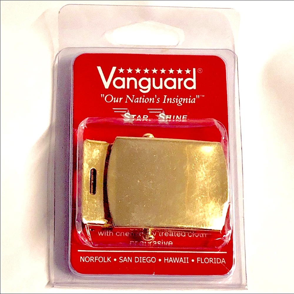 Vanguard Navy Uniform 24k Gold Belt Tip